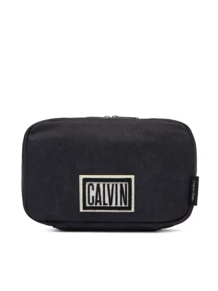 Pungă cosmetică Calvin Klein negru