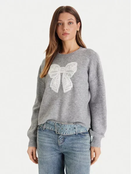 Vero Moda Sweter Ivory szary