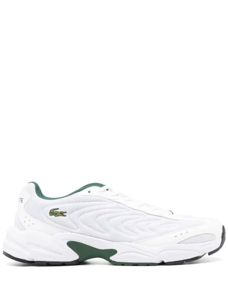 Sneakerși Lacoste din piele alb
