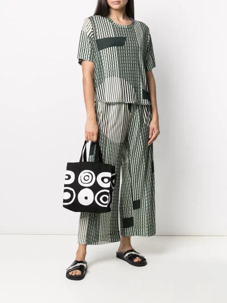 Geantă shopper 10 Corso Como cu imagine negru