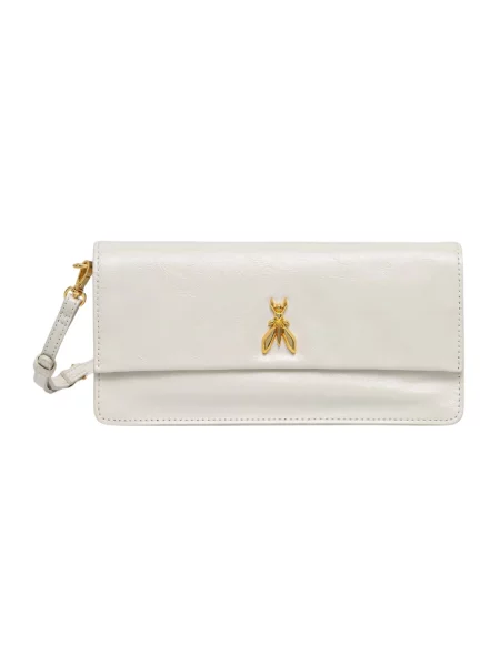 Patrizia Pepe torebka crossbody skórzana biała