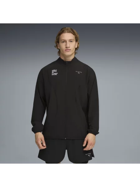 Kurtka rozgrzewkowa PUMA × HYROX DRYELITE Odzież S czarny