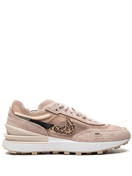 Sneakerși Nike cu model leopard cu strasuri roz