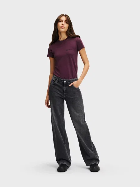 Прямі джинси Karl Lagerfeld Jeans сірий