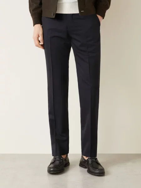 Zegna Kalhoty Regular Fit tmavě modrá