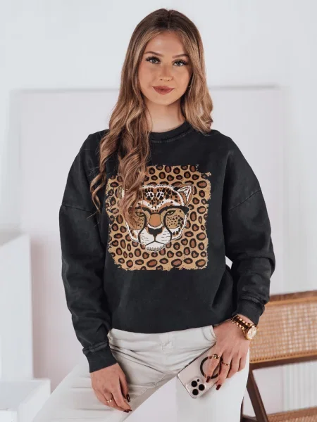 Bluza one size CHEETAHART Dstreet grafitowa