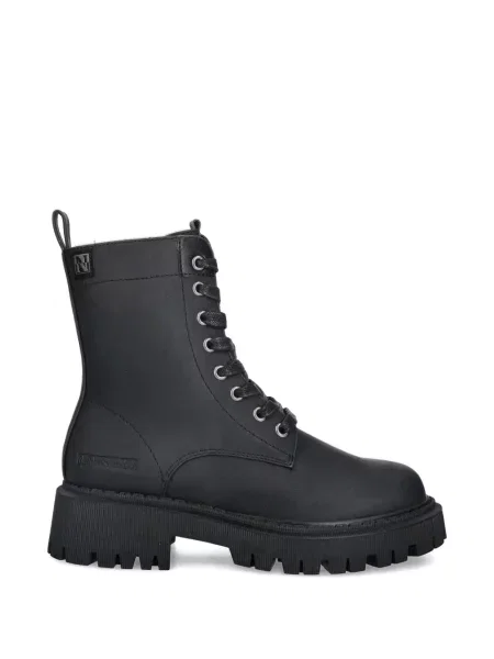 Botine Napapijri cu șireturi din dantelă negru