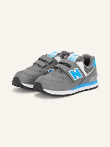New Balance Sneakersy tmavě šedá / modrá bílá