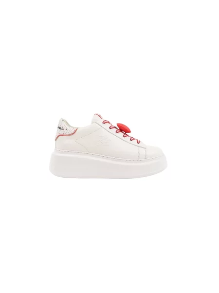 Sneakersy Karl Lagerfeld skórzane białe