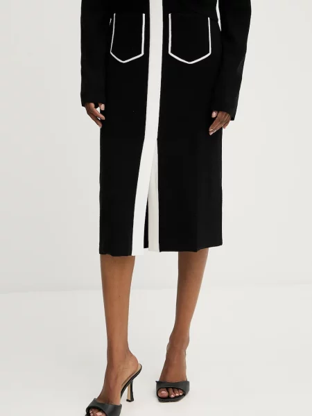 KARL LAGERFELD Fustă tip creion negru