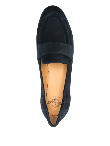 Pantofi loafer Truman´s din piele de căprioară albastru