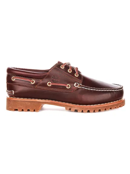 Półbuty Timberland skórzane czerwone