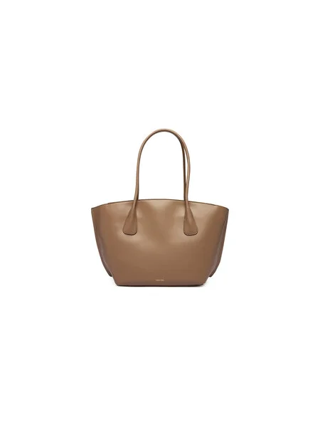 Kabelka Calvin Klein Ck Medium Dome Tot béžová