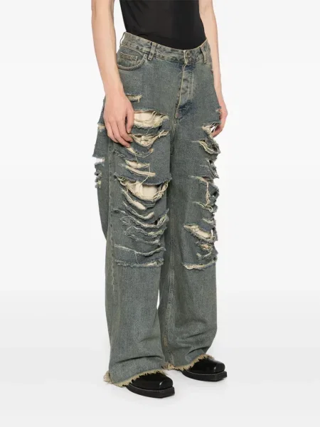 Traperice 424 s izrezima plava