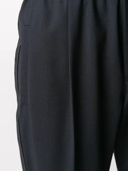 Decupat pantaloni Brunello Cucinelli cu dungi albastru