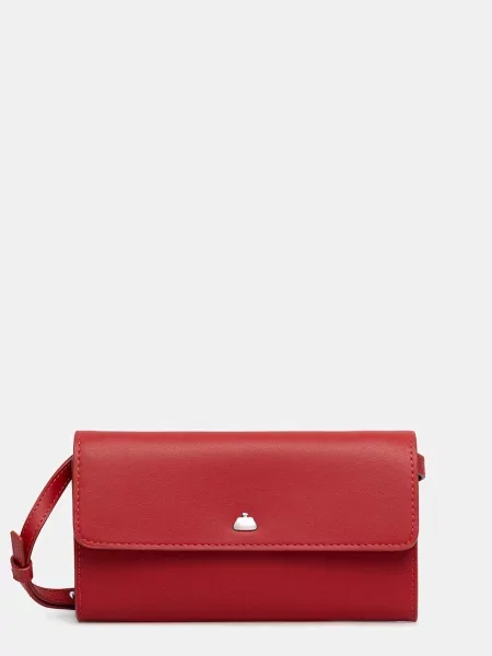Usnjena torbica Weekend Max Mara PEGASO rdeča