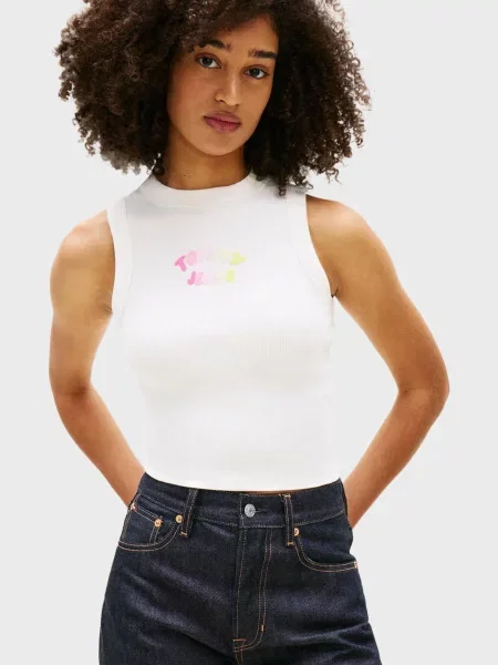 Майка Tommy Jeans біла
