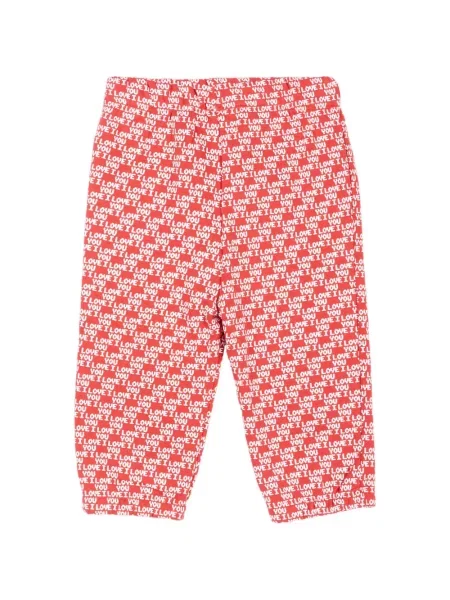 Spodnie dziecięce Stella Mccartney czerwone