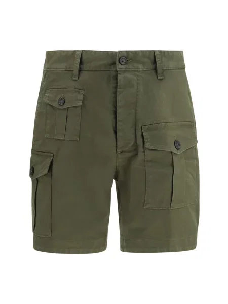 Szorty cargo Dsquared2 zielone