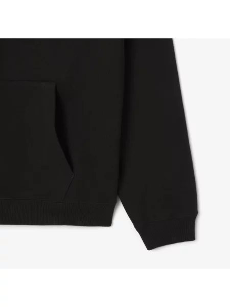 Lacoste Bluza Polarowa Z Krokodylem Diamanté czarny