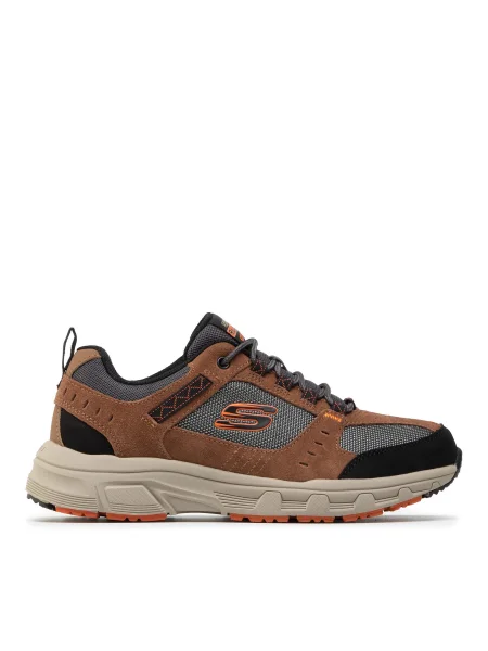Ниски обувки Skechers кафяво