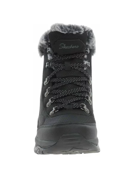 Kotníkové boty Skechers černé