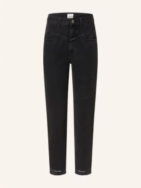 Closed Cropped Džíny Pedal Pusher dgy dark grey šedé