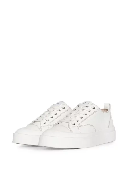 Sneakerși Manière De Voir din piele alb