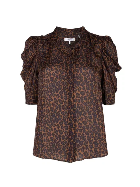 Top Frame cu imagine cu model leopard maro