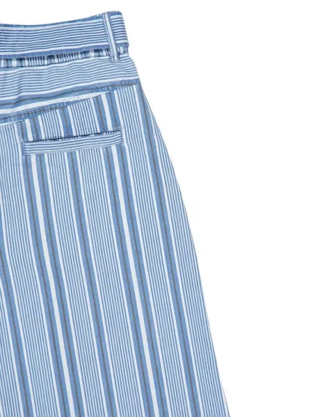 Pantaloni Paula cu dungi albastru
