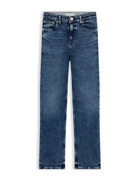Kalhoty Tommy Hilfiger modré