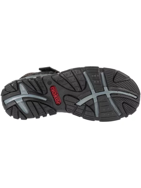 Planinarenje sandale Rieker crna