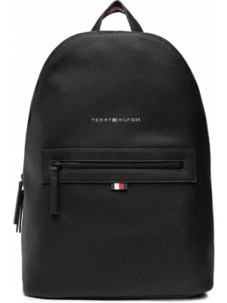 Tommy Hilfiger Ruksak Essential Pu Backpack čierna