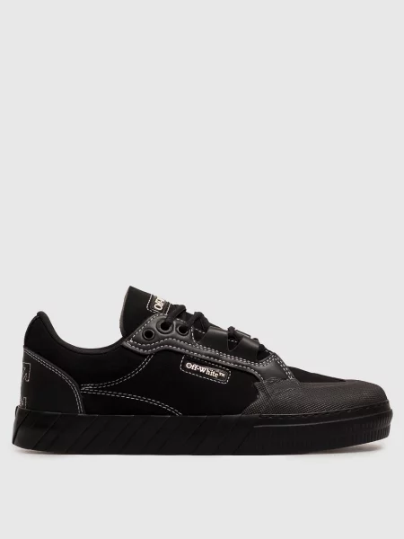 Замшеві кросівки Vulcanized Off-white чорні