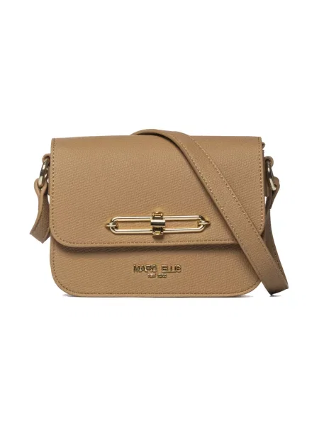 Torebka crossbody Marc Ellis skórzana beżowa