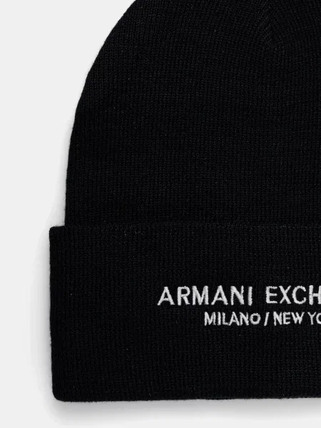Шапка Armani Exchange черная