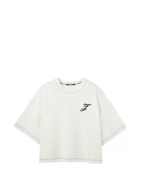 Top Jacquemus alb
