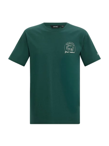 T-shirt Z Motywem Wschodu Słońca Cline IX zielona