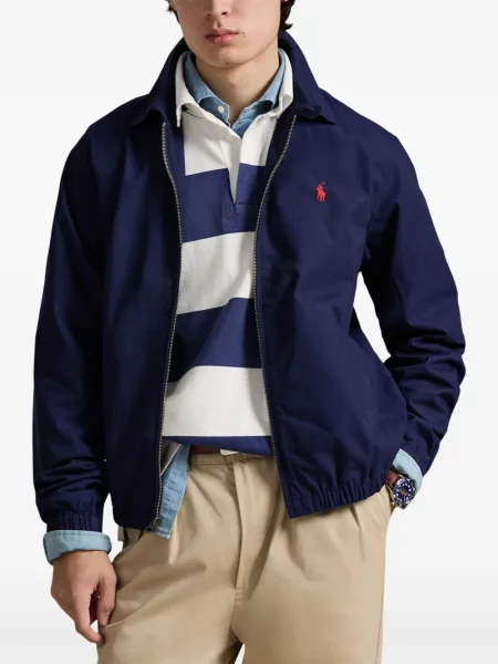 Ριγέ δερμάτινος κάλτσες Polo Ralph Lauren με κορδόνι μαύρο