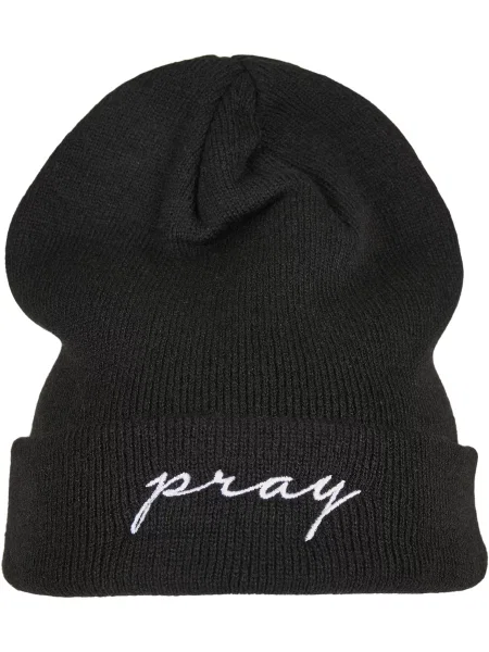 Kapa Mister Tee z vezenjem bela