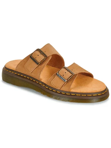 Tenisky Dr. Martens z nubuku béžová
