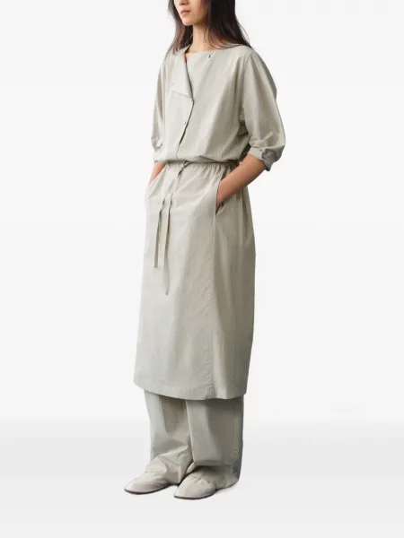 Lung rochie midi Less cu cordon gri