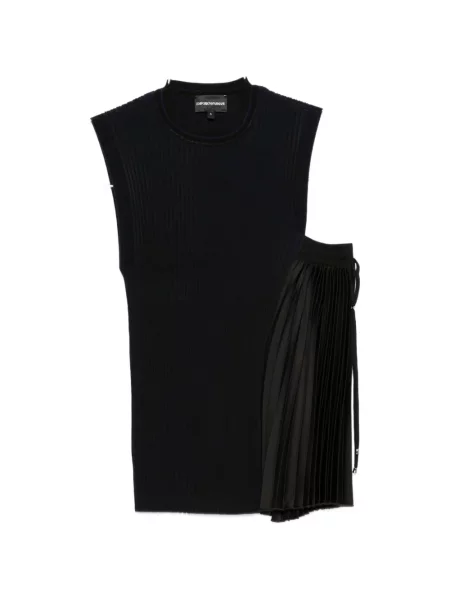 Top Emporio Armani tricotate negru
