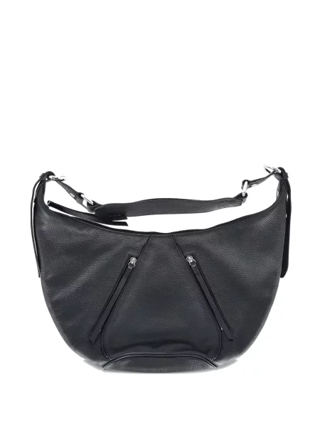 Geanta de piele By Far din piele negru