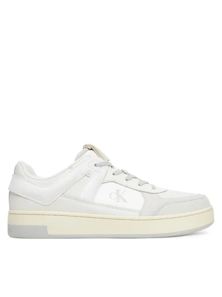 Calvin Klein Jeans Sneakers Basket Cup Low Laceup Lth Mix alb