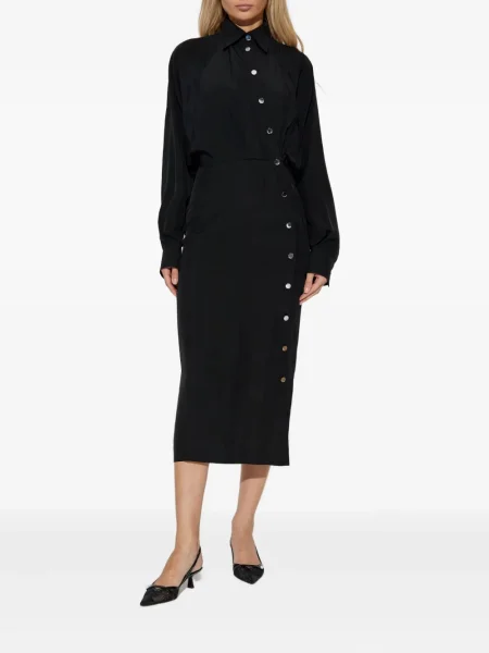 Rochie tip cămașă Sportmax de costum negru