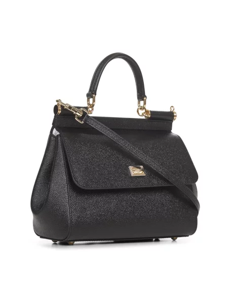 Torebka Dolce And Gabbana zamszowa czarna
