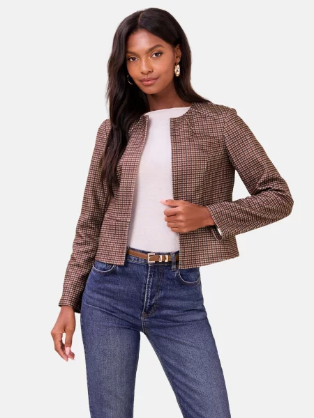 Lipsy Sacou bej / maro negru