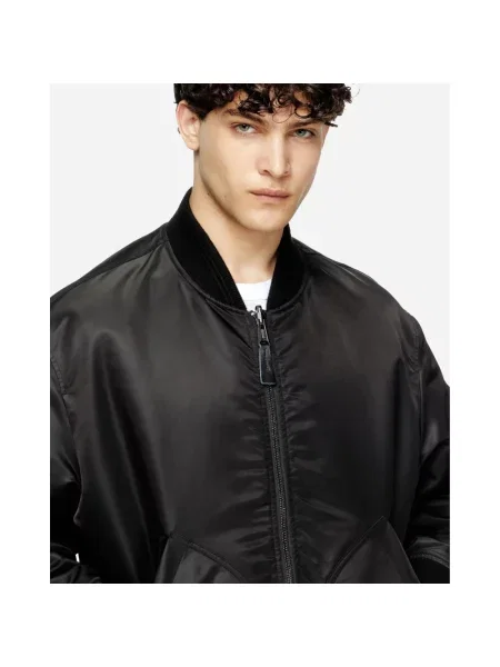 Kurtka bomber Diesel czarny