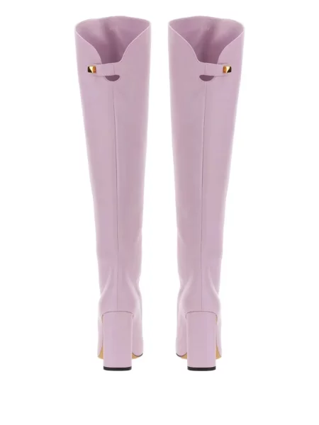 Botine Maison Skorpios din piele violet